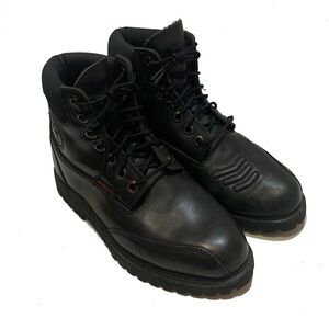 9.5 / Icon Men's Black Leather Boots